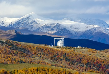 Башня телескопа БТА. Фото А.С. Желенкова