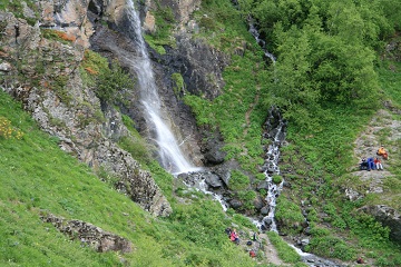 Водопад Баритовый. Фото Е.Э. Филипповой