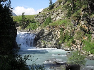 Водопад на реке Маруха. Фото Е.Э. Филипповой