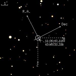 USNO-A2 for BTA (Telescope coordinates: R.A.=11:11:14.13 Decl=-27:25:58.0)